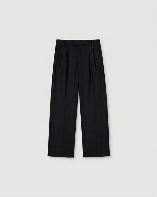 Black Loose Tailored Pants