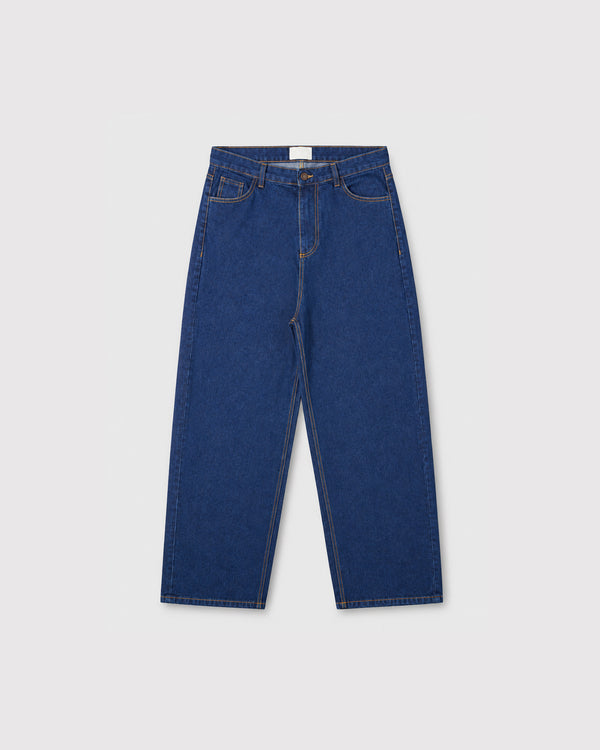 Indigo Blue Denim Raw