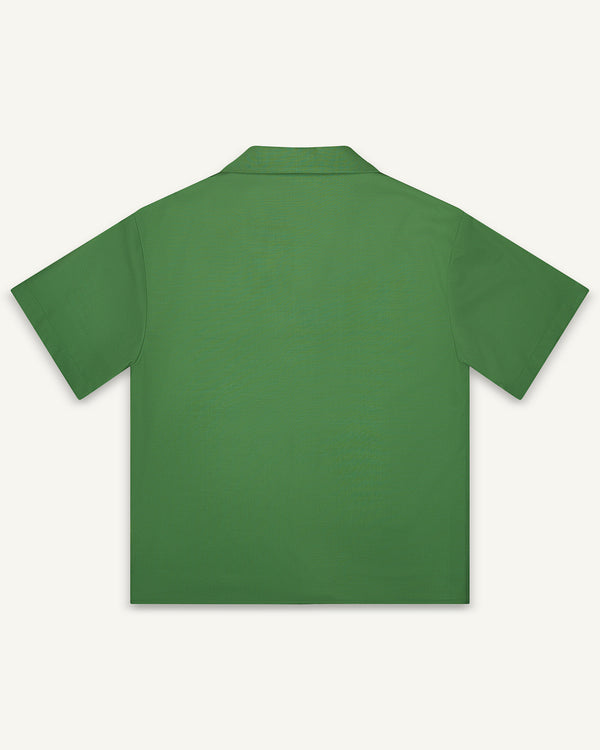 WOOL SHIRT GREEN