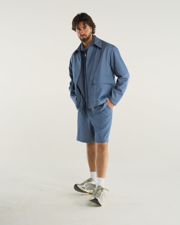 TENNIS COURT JACKET DENIM