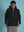 Black Half-Zip Sweatshirt Anorak