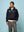 Blue Knit Half-Zip Sweater