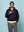Blue Knit Half-Zip Sweater