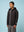 Black Neoprene Full-Zip Hoodie