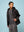 Black Neoprene Full-Zip Hoodie