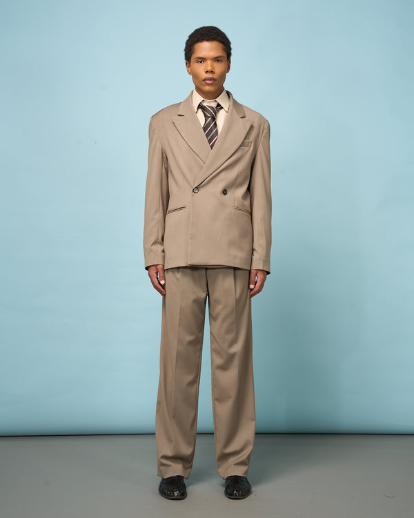 Mud Tailored Double-Breasted Blazer