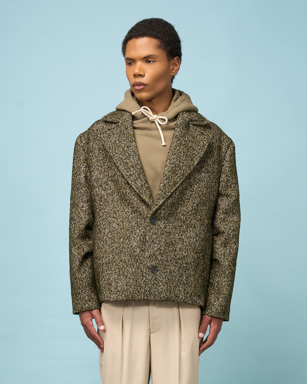Forest Tweed Caban