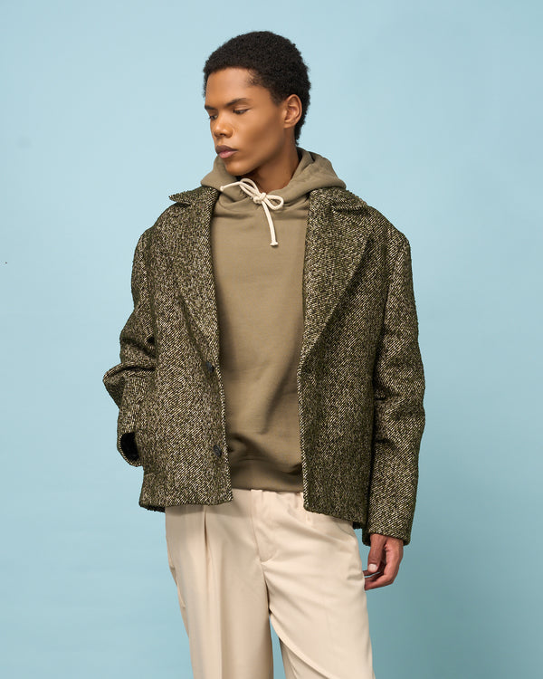 Forest Tweed Caban