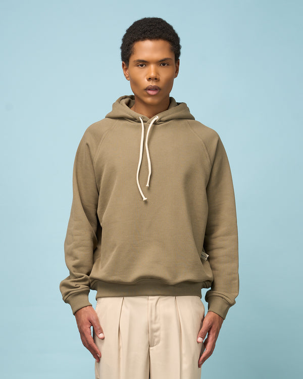 Green Raglan Hoodie