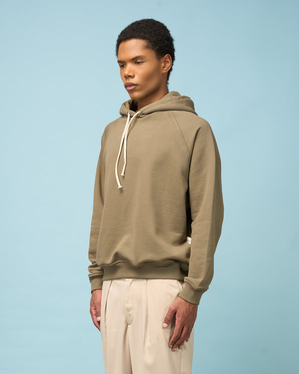 Green Raglan Hoodie