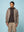 Brown Check Hooded Zip Jacket