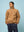Camel Teddy Half-Zip Fleece Jacket