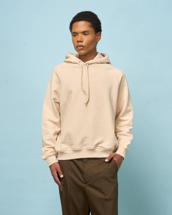 Cream Raglan Hoodie