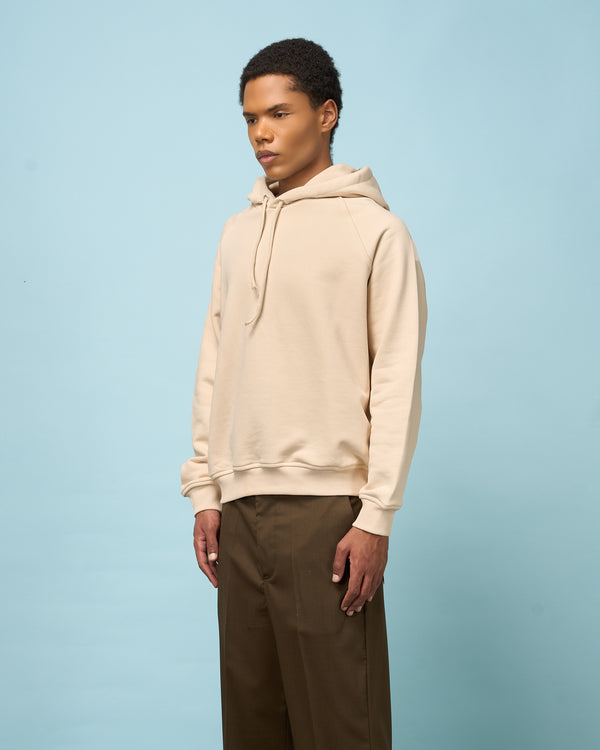 Cream Raglan Hoodie