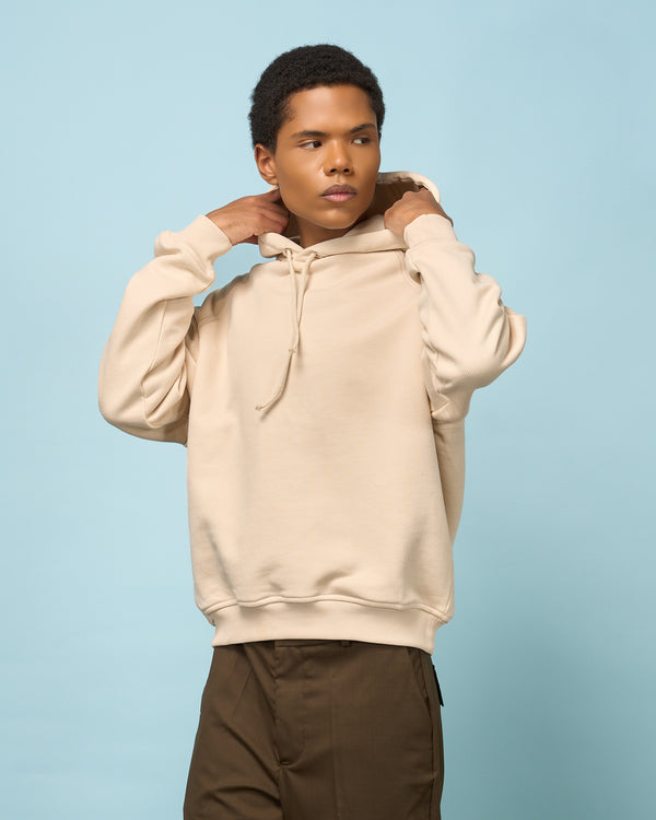 Cream Raglan Hoodie