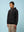 Black Half-Zip Sweatshirt Anorak