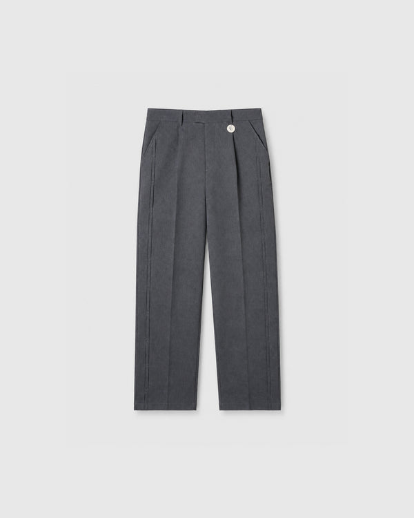 Grey Tailored Technical Pants