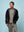 Black Full-Zip Fur Jacket