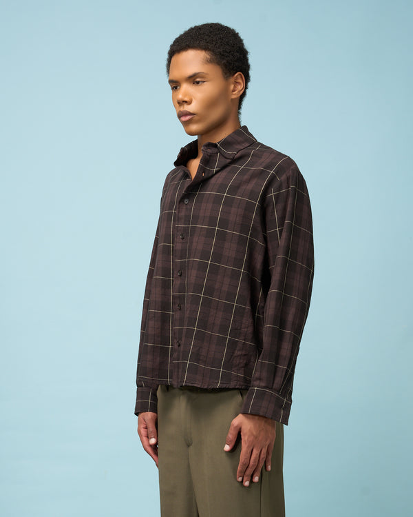 Brown Flannel Shirt