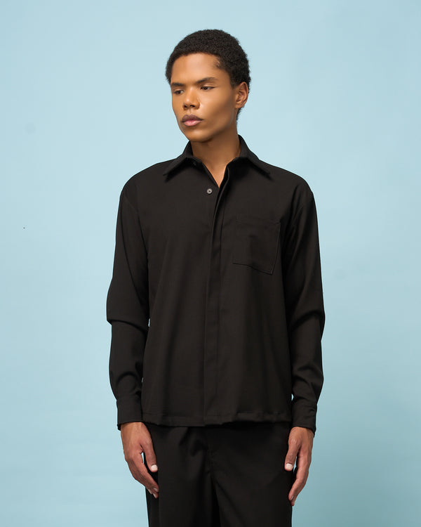 Black Pick-Up Shirt