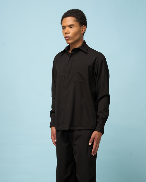 Black Pick-Up Shirt