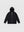 Black Neoprene Full-Zip Hoodie