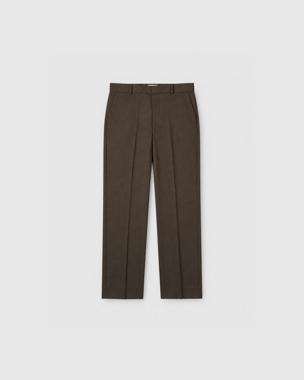 Brown Tailored Workwear Pants